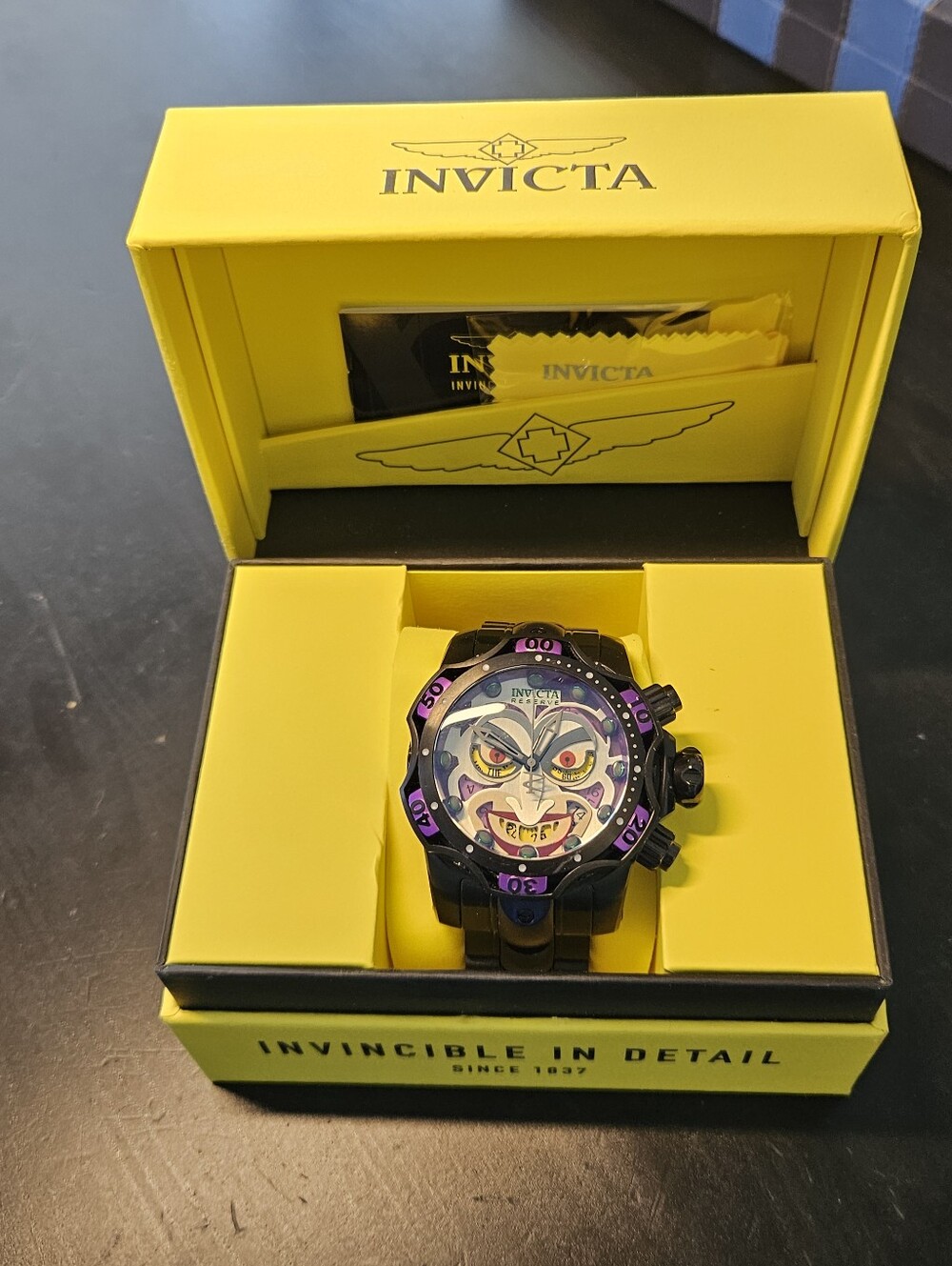 Invicta Reserve DC Comics "Joker" Venom Limited Edition Men's Watch Model#33811
